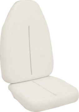 Show details for 1971 Mopar E-Body Front Bucket Seat Foam  Picture of 1971 Mopar E-Body Front Bucket Seat Foam