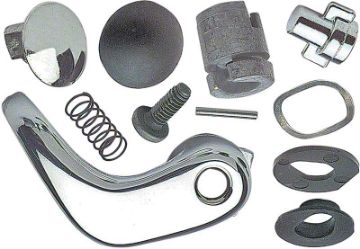 Show details for 1980-91 GM Truck Chrome Locking Vent Window Handle - RH  Picture of 1980-91 GM Truck Chrome Locking Vent Window Handle - RH