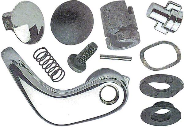 Picture of 1980-91 GM Truck Chrome Locking Vent Window Handle - RH 