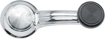 Show details for 1967-69 Camaro / Firebird Deluxe Interior Window Crank Handle with Black Knob  Picture of 1967-69 Camaro / Firebird Deluxe Interior Window Crank Handle with Black Knob