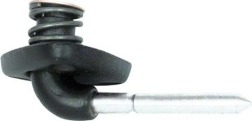 Show details for 1982-92 Camaro / Firebird with -Tops Or Convertible Black Sun Visor Support  Picture of 1982-92 Camaro / Firebird with -Tops Or Convertible Black Sun Visor Support