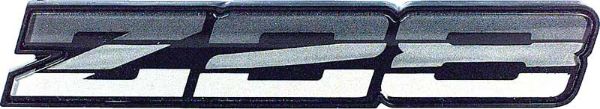 Picture of 1983-84 Camaro Z28 Charcoal Rocker Panel Emblem 
