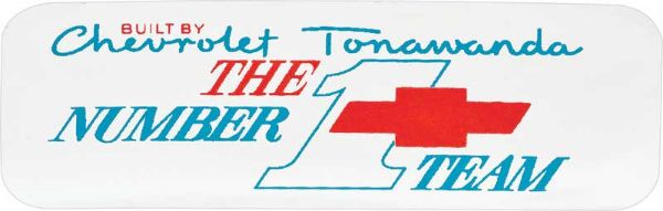 Picture of Tonawanda #1 Team Valve Cover Decal 