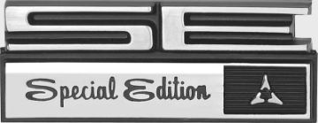 Show details for 1967 Coronet SE / 1970 Charger SE Special Edition Quarter Panel Emblem  Picture of 1967 Coronet SE / 1970 Charger SE Special Edition Quarter Panel Emblem