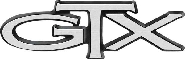 Picture of 1967 Plymouth GTX Front Fender Emblem with Mounting Pins 