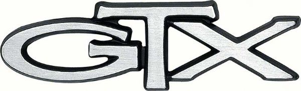 Picture of 1967 Plymoth GTX Trunk Lid / Rear Seat Emblem Pin-On Style 