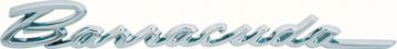Show details for 1968 Barracuda Chrome Fender Emblem  Picture of 1968 Barracuda Chrome Fender Emblem