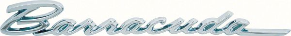 Picture of 1968 Barracuda Chrome Fender Emblem 