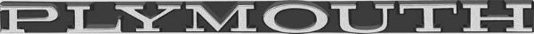 Picture of 1970 Barracuda "Plymouth" Grill Emblem 