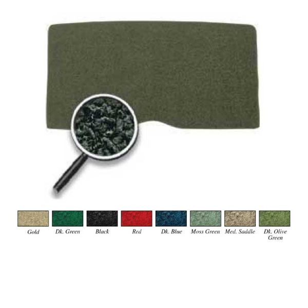 Picture of 1969 Camaro / Firebird Black Loop Fold Down Rear Seat Carpet 