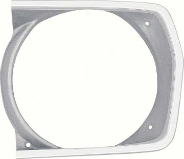 Show details for 1971-72 Duster 340 / Duster Twister Sharktooth Grill Headlamp Bezel - LH  Picture of 1971-72 Duster 340 / Duster Twister Sharktooth Grill Headlamp Bezel - LH