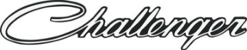 Show details for 1970-74 Challenger Trunk Lid / Fender / Quarter Emblem - Adhesive Backed Design  Picture of 1970-74 Challenger Trunk Lid / Fender / Quarter Emblem - Adhesive Backed Design