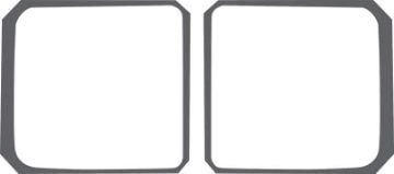 Show details for 1971-72 Plymouth Duster 340 With Sharktooth Grill Park Lamp Lens Gaskets  Picture of 1971-72 Plymouth Duster 340 With Sharktooth Grill Park Lamp Lens Gaskets