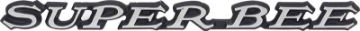 Show details for 1971 "Super Bee" Fender Emblem  Picture of 1971 "Super Bee" Fender Emblem