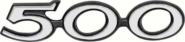 Picture of 1970 Charger / Coronet "500" Rear Panel Emblem 