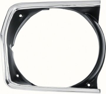 Show details for 1971-72 Duster / Valiant/Scamp Headlamp Bezel RH  Picture of 1971-72 Duster / Valiant/Scamp Headlamp Bezel RH