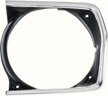 Show details for 1971-72 Duster / Valiant / Scamp Headlamp Bezel LH  Picture of 1971-72 Duster / Valiant / Scamp Headlamp Bezel LH