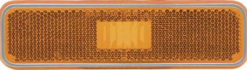 Show details for 1972-76 Mopar A/B/E-Body Front Side Marker Lamp Lens - Amber  Picture of 1972-76 Mopar A/B/E-Body Front Side Marker Lamp Lens - Amber