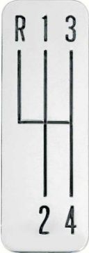 Show details for 1963 Impala SS 4 Speed Console Emblem  Picture of 1963 Impala SS 4 Speed Console Emblem