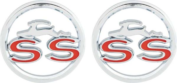 Picture of 1963 Impala SS Quarter Panel Emblems 