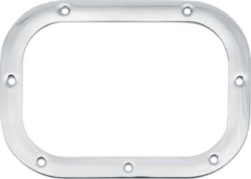Show details for 1962-67 Chevy II /Nova 4 Speed Chrome Shift Boot Plate  Picture of 1962-67 Chevy II /Nova 4 Speed Chrome Shift Boot Plate
