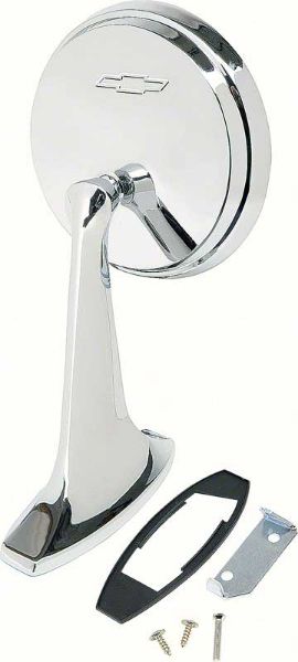 Picture of 1965-66 Impala / Full Size Left Hand Outer Door Mirror With Bow Tie 