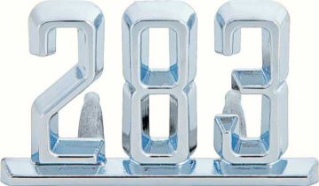 Show details for 1965-66 Impala / Full Size, 1965 Chevy II / Nova "283" Front Fender Emblem  Picture of 1965-66 Impala / Full Size, 1965 Chevy II / Nova "283" Front Fender Emblem