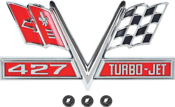 Picture of 1966-67 "427 Turbo Jet" Fender Emblem 