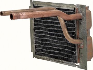 Show details for 1970-76 Mopar A-Body W/O AC - Copper/Brass Heater Core (8" X 6" X 2")  Picture of 1970-76 Mopar A-Body W/O AC - Copper/Brass Heater Core (8" X 6" X 2")
