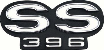 Show details for 1966 Chevelle "SS396" Grill Emblem  Picture of 1966 Chevelle "SS396" Grill Emblem