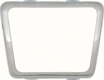 Show details for 1967-68 Park Brake Pedal Pad Trim Plate  Picture of 1967-68 Park Brake Pedal Pad Trim Plate