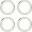 Show details for 15"Stainless Steel 2-3/8" Deep Step Lip Rally Wheel Trim Ring Set  Picture of 15"Stainless Steel 2-3/8" Deep Step Lip Rally Wheel Trim Ring Set