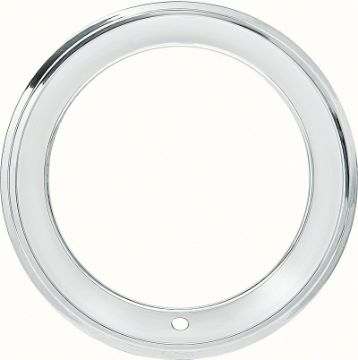 Show details for 15" Stainless Steel 2-3/8" Deep Step Lip Rally Wheel Trim RingFor Reproduction Wheels Only  Picture of 15" Stainless Steel 2-3/8" Deep Step Lip Rally Wheel Trim RingFor Reproduction Wheels Only