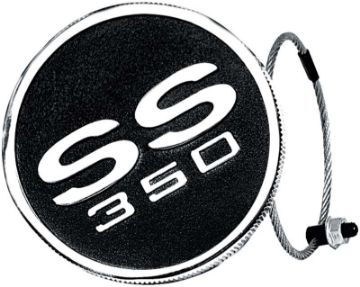 Show details for 1967-68 Camaro "SS 350" Gas Cap  Picture of 1967-68 Camaro "SS 350" Gas Cap