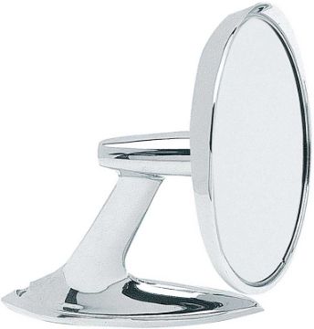 Show details for 1960-65 Outer Door Mirror With Bow Tie Logo  Picture of 1960-65 Outer Door Mirror With Bow Tie Logo