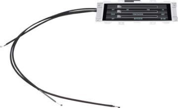 Show details for 1968 Heater Control AssemblyWith Cables (Without A/C)  Picture of 1968 Heater Control AssemblyWith Cables (Without A/C)