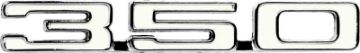 Show details for 1968 Camaro SS Left Hand (Driver Side)"350" Fender Emblem  Picture of 1968 Camaro SS Left Hand (Driver Side)"350" Fender Emblem
