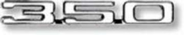 Show details for 1968 Camaro SS Right Hand (Passenger Side)"350" Fender Emblem  Picture of 1968 Camaro SS Right Hand (Passenger Side)"350" Fender Emblem