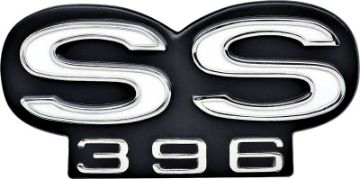 Show details for 1967-68 CAMARO "SS 396" GRILL EMBLEM  Picture of 1967-68 CAMARO "SS 396" GRILL EMBLEM
