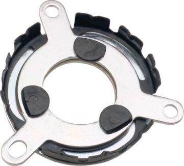 Show details for 1967-70 Wood Wheel Horn Contact and Cap Mount  Picture of 1967-70 Wood Wheel Horn Contact and Cap Mount