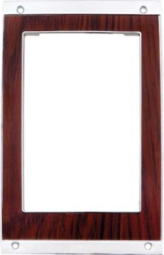 Show details for 1969 Camaro Automatic Transmission Cherrywood Console Shift Plate  Picture of 1969 Camaro Automatic Transmission Cherrywood Console Shift Plate