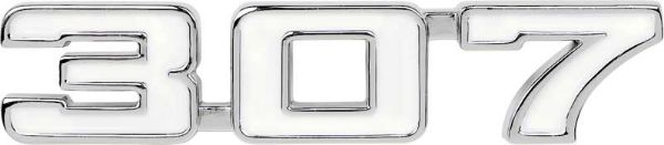 Picture of 1969 Camaro, 1970-74 Nova "307" Fender Emblem 