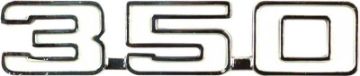 Show details for 1970-74 Nova "350" Front Fender Emblem  Picture of 1970-74 Nova "350" Front Fender Emblem