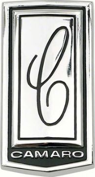 Show details for 1970 Camaro "Show Quality" Header Panel Emblem  Picture of 1970 Camaro "Show Quality" Header Panel Emblem