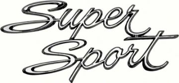 Show details for 1966-67 Chevy II / Nova "Super Sport" Quarter Panel Emblem  Picture of 1966-67 Chevy II / Nova "Super Sport" Quarter Panel Emblem