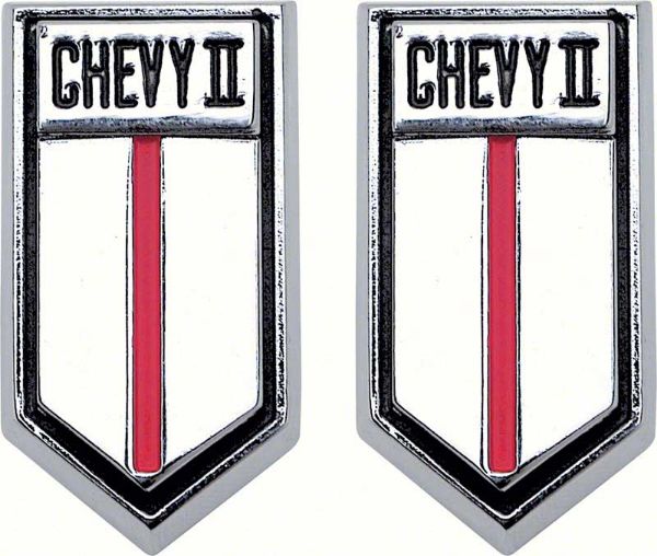 Picture of 1966-67 "ChevyII" Door Panel Emblems 