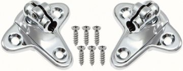 Show details for 1955-58 Chevrolet Sun Visor Support Brackets  Picture of 1955-58 Chevrolet Sun Visor Support Brackets