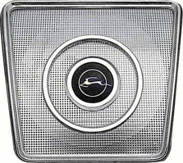 Show details for 1962-64 Impala Rear Seat Speaker Grill  Picture of 1962-64 Impala Rear Seat Speaker Grill