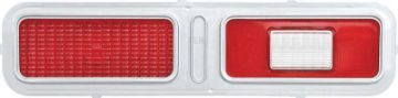 Show details for 1973-74 Nova Standard Tail Lamp Lens - LH  Picture of 1973-74 Nova Standard Tail Lamp Lens - LH