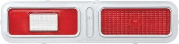 Show details for 1973-74 Nova Standard Tail Lamp Lens - RH  Picture of 1973-74 Nova Standard Tail Lamp Lens - RH